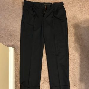 Men’s Black pin dot dress pants 38x30L